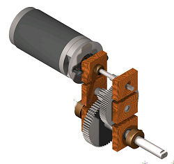 Double Reduction Spur Gear Drive