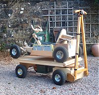 Home Built Electrically Powered Yard or Garden Wagon Plans