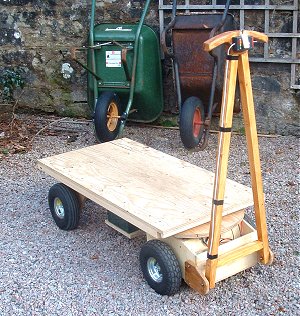 Home Built Electrically Powered Yard or Garden Wagon Plans