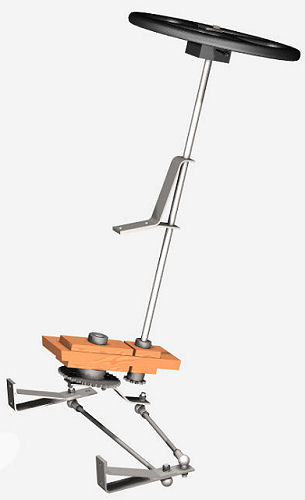 tractor steering mechanism